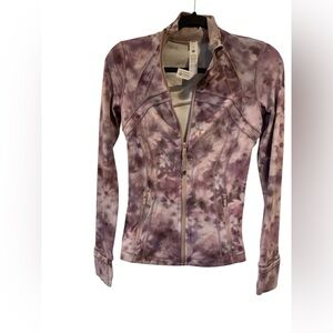 NWT Lululemon define jacket nulu MEADOW HAZE PINK MULTI Size 4